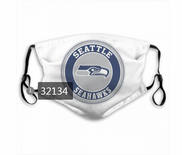 NFL 2020 Seattle Seahawks #35 Dust mask with filter->nfl dust mask->Sports Accessory